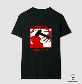 Camiseta Premium Linux kill all process v2