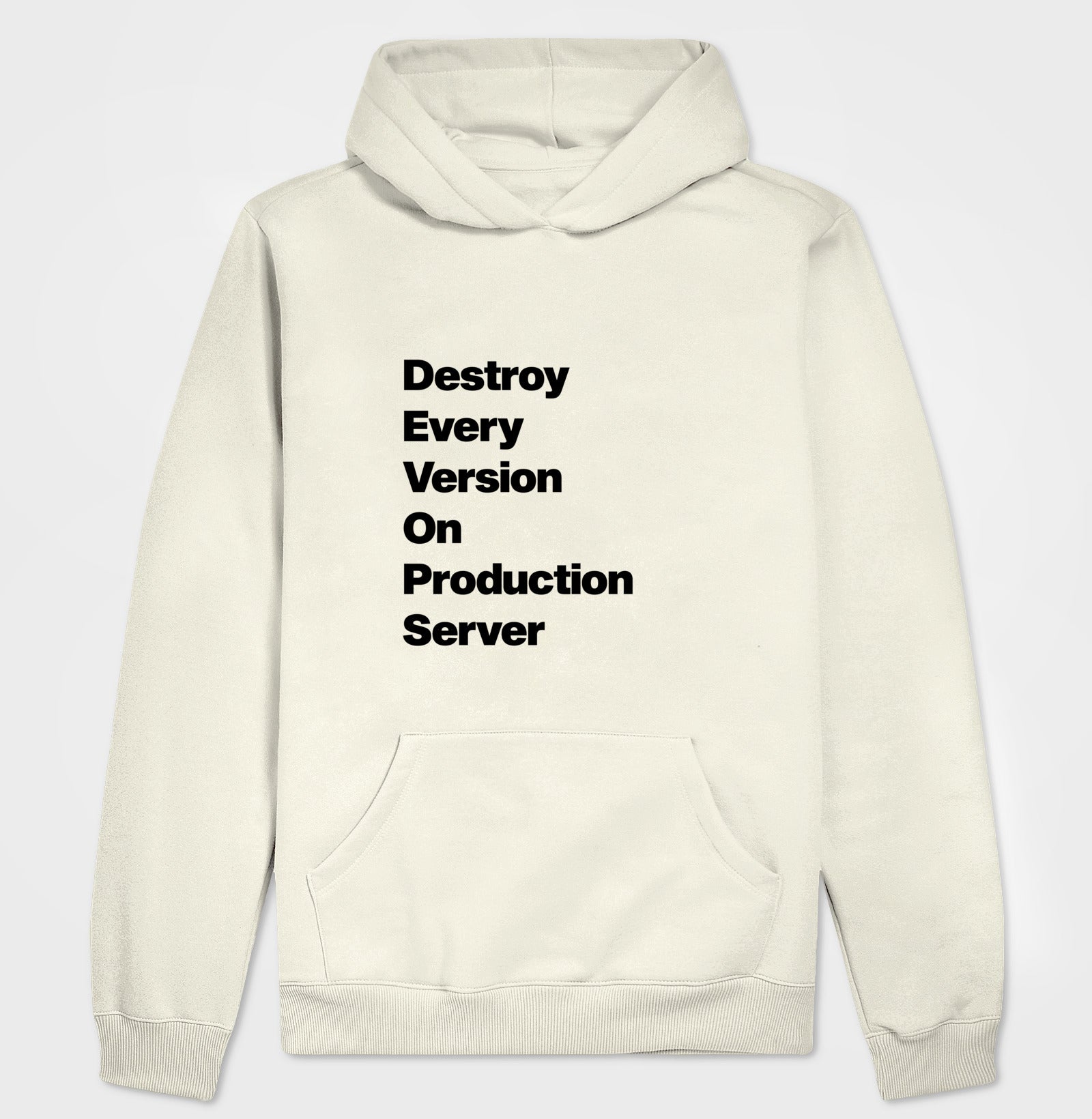 Hoodie Moletom DEVOPS Acróstico