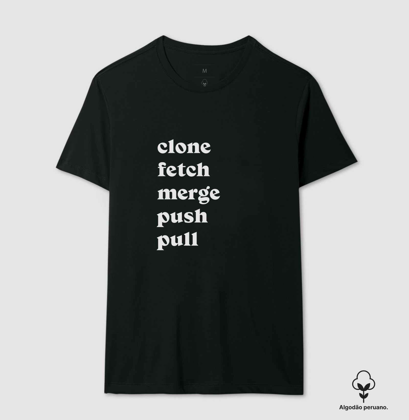 Camiseta Premium Clone Fetch Merge Push Pull