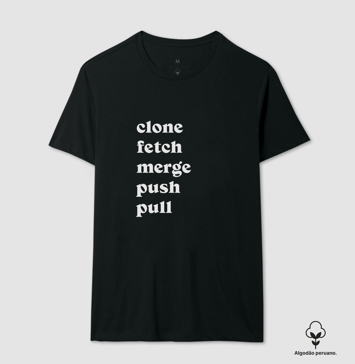 Camiseta Premium Clone Fetch Merge Push Pull