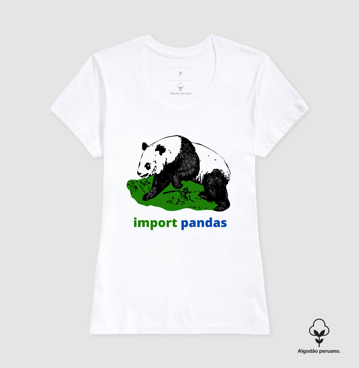 Camiseta Premium Import Pandas