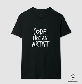 Camiseta Premium Code Like an Artist