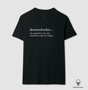 Camiseta Premium Definição de Desenvolvedor