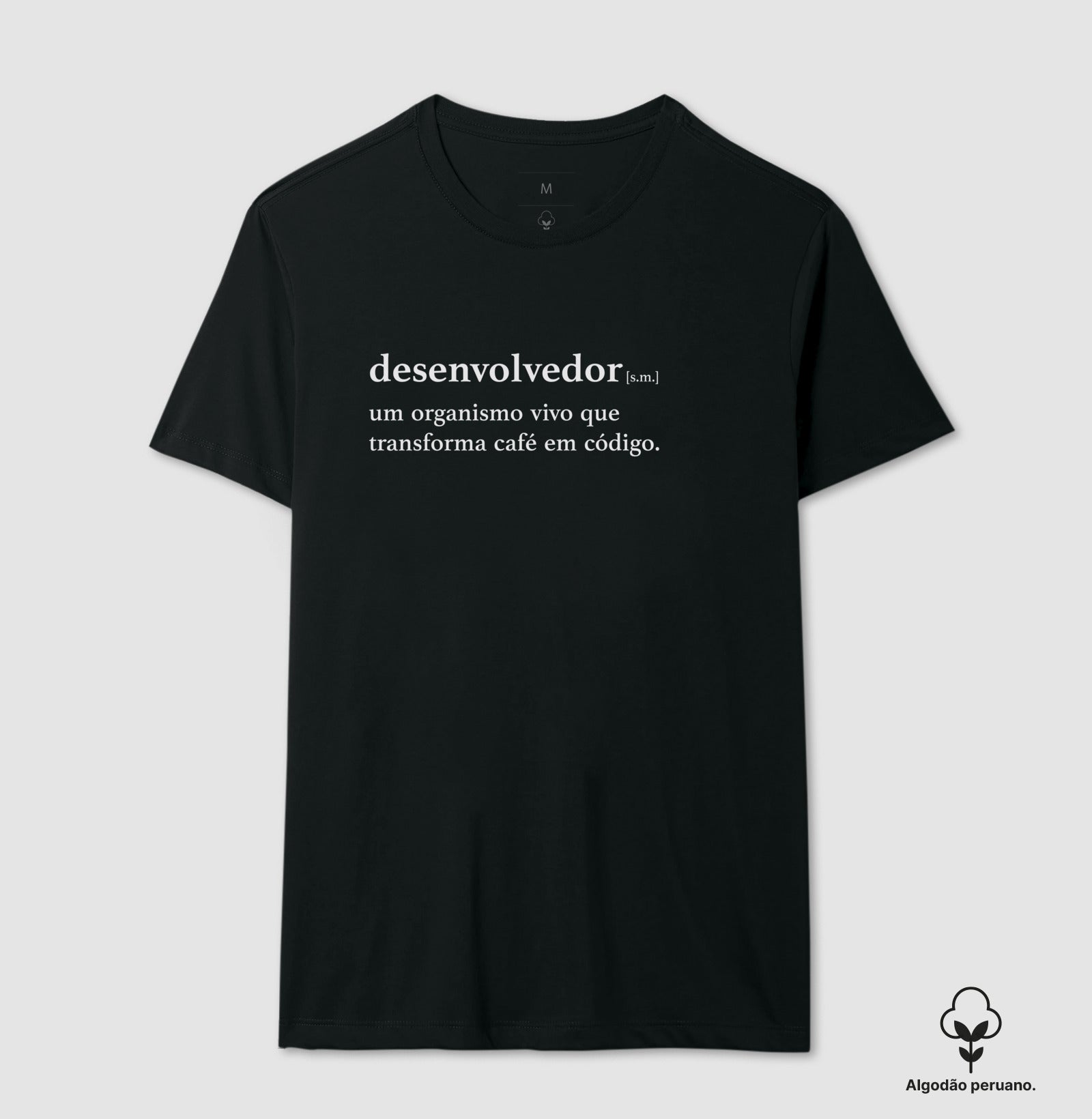 Camiseta Premium Definição de Desenvolvedor