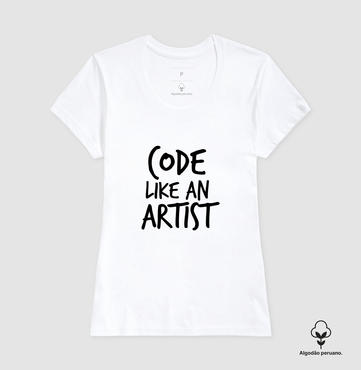 Camiseta Premium Code Like an Artist