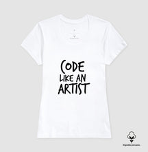 Camiseta Premium Code Like an Artist