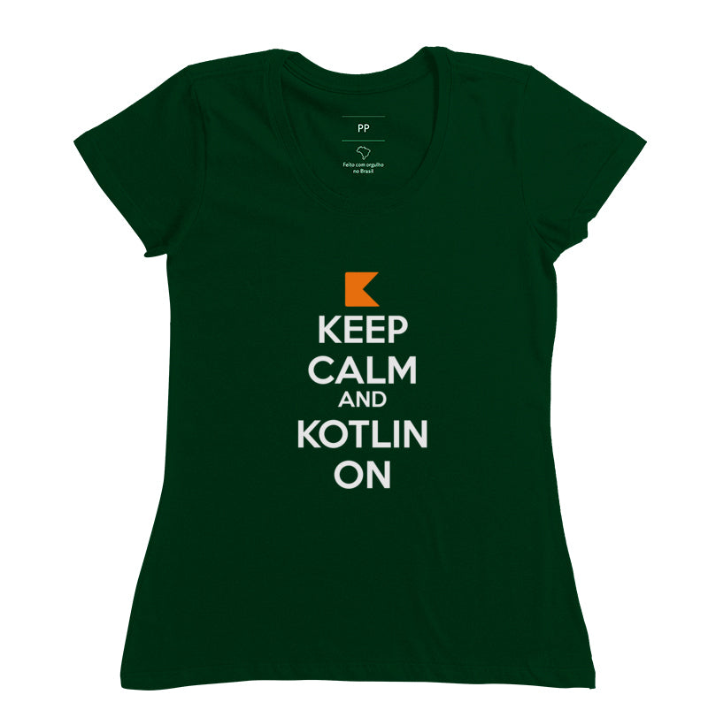 Camiseta Keep Calm Kotlin