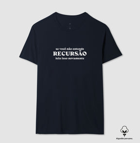 Camiseta Premium Lógica de Programação Recursão