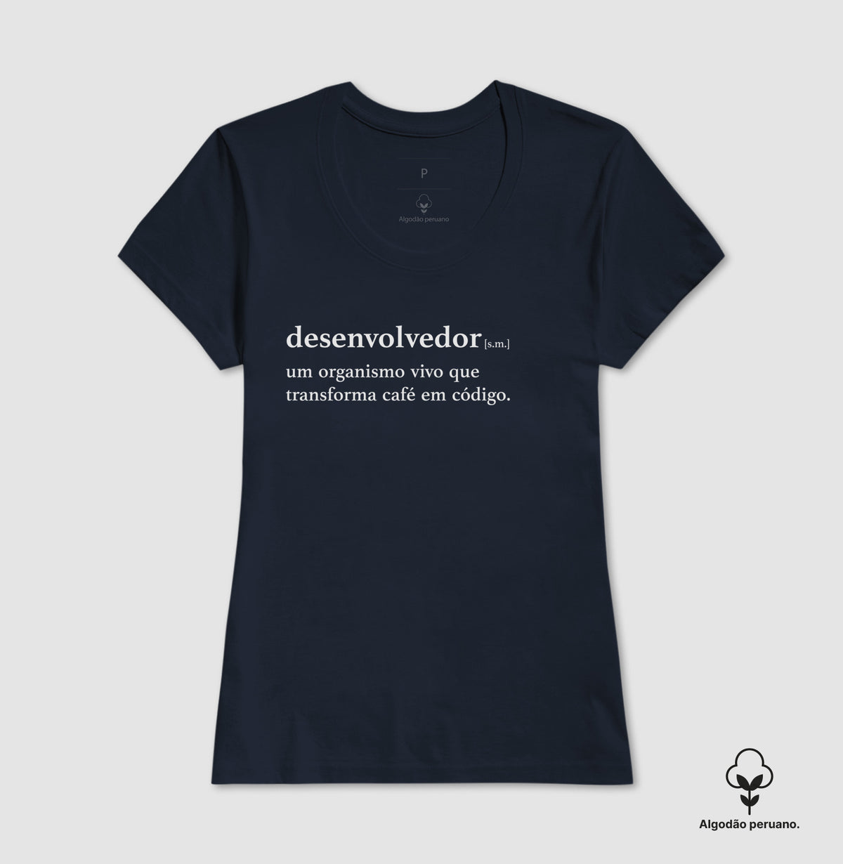 Camiseta Premium Definição de Desenvolvedor