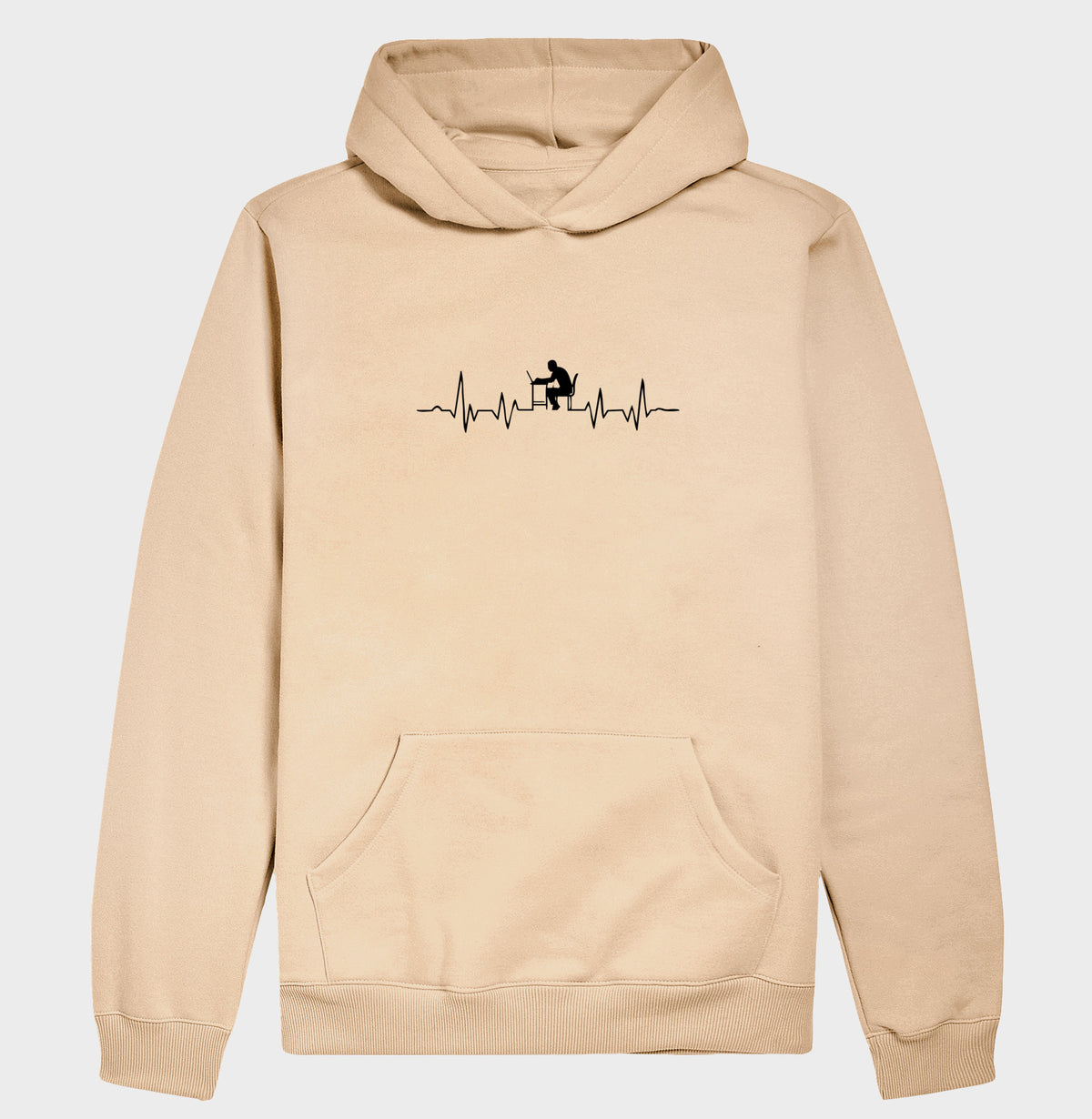 Hoodie Moletom Frequência Cardíaca