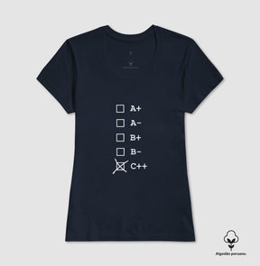 Camiseta Premium C++ Tipo Sanguíneo