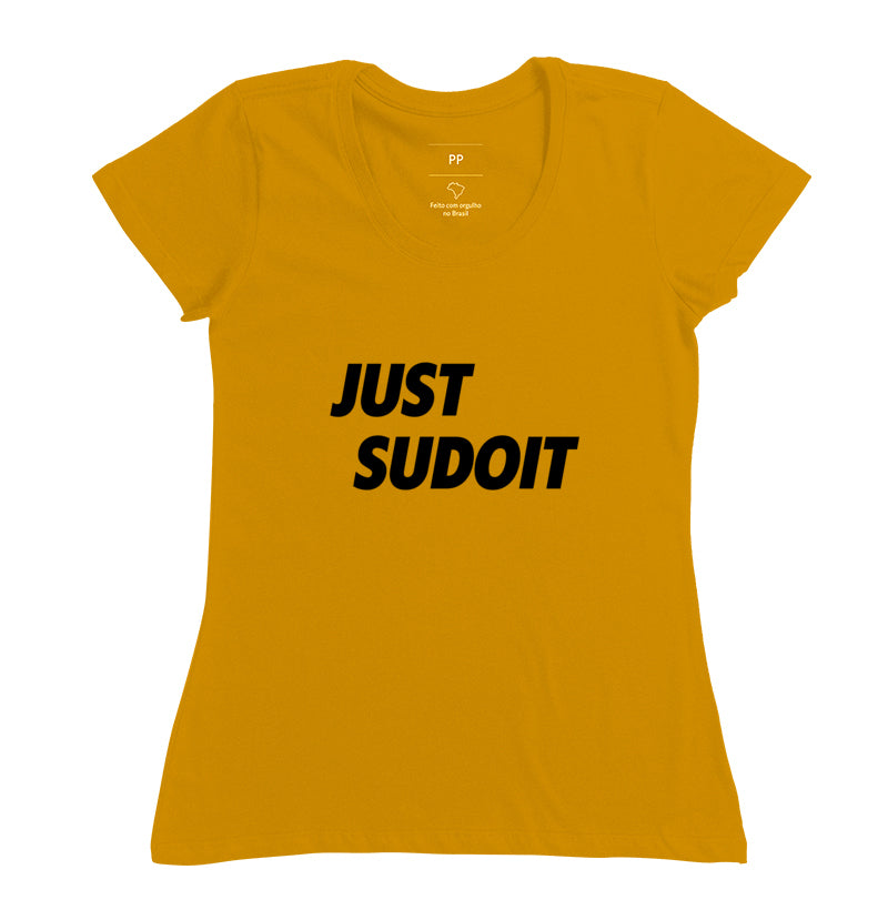 Camiseta Linux Just Sudo It