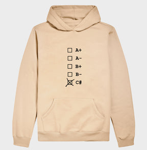 Hoodie Moletom C# Tipo Sanguíneo