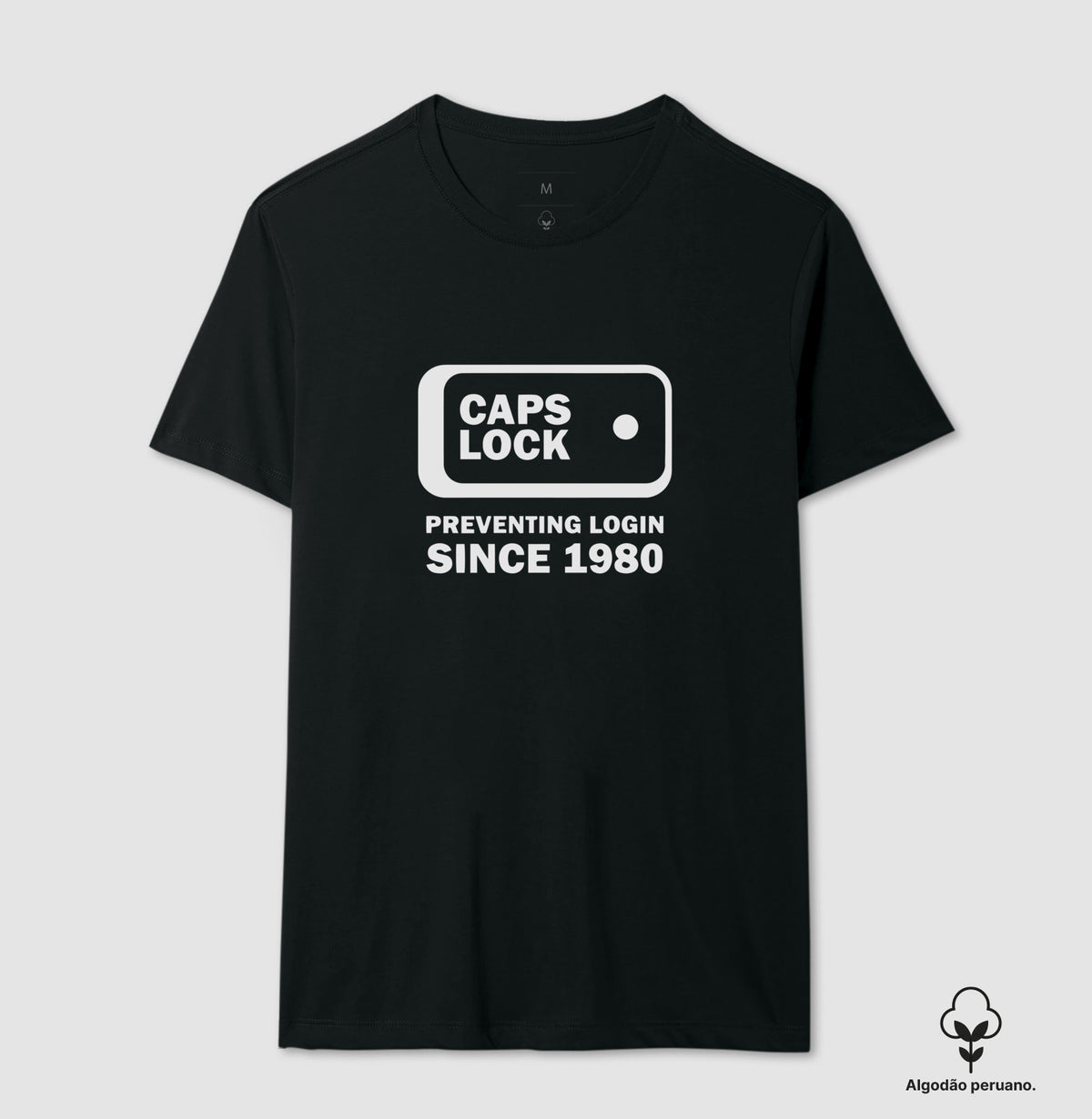 Camiseta Premium - Caps Lock