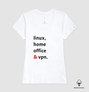 Camiseta Premium - Linux e VPN