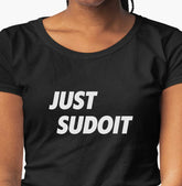 Camiseta Linux Just Sudo It