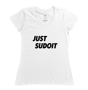 Camiseta Linux Just Sudo It