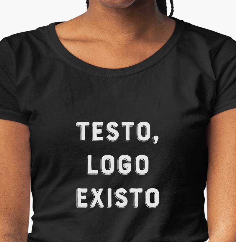 Camiseta QA Testo Logo Existo