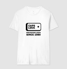 Camiseta Caps Lock