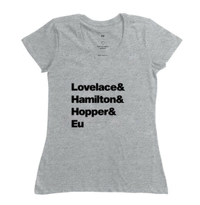 Camiseta Lovelace & Hamilton & Hopper & Eu