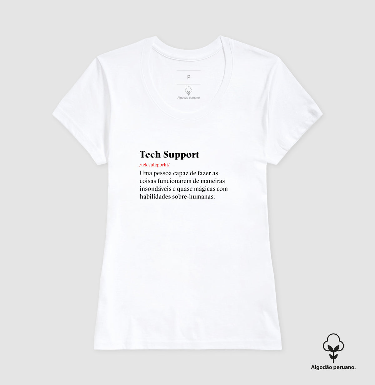 Camiseta Premium - Definiçao Tech Support