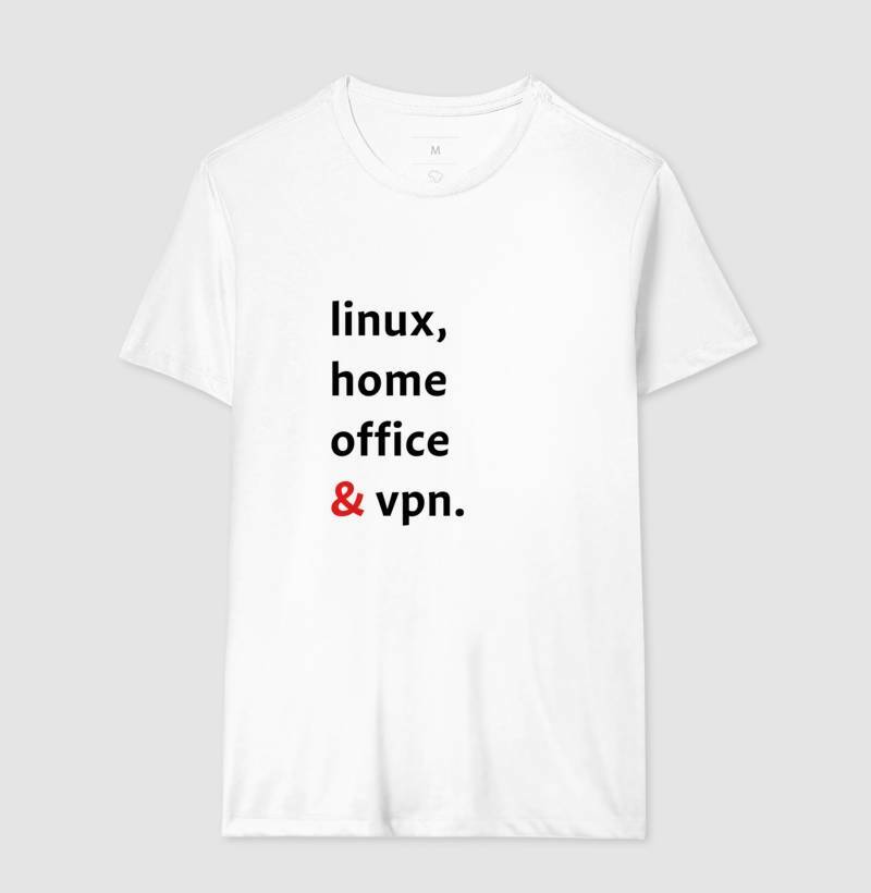 Camiseta Linux e VPN