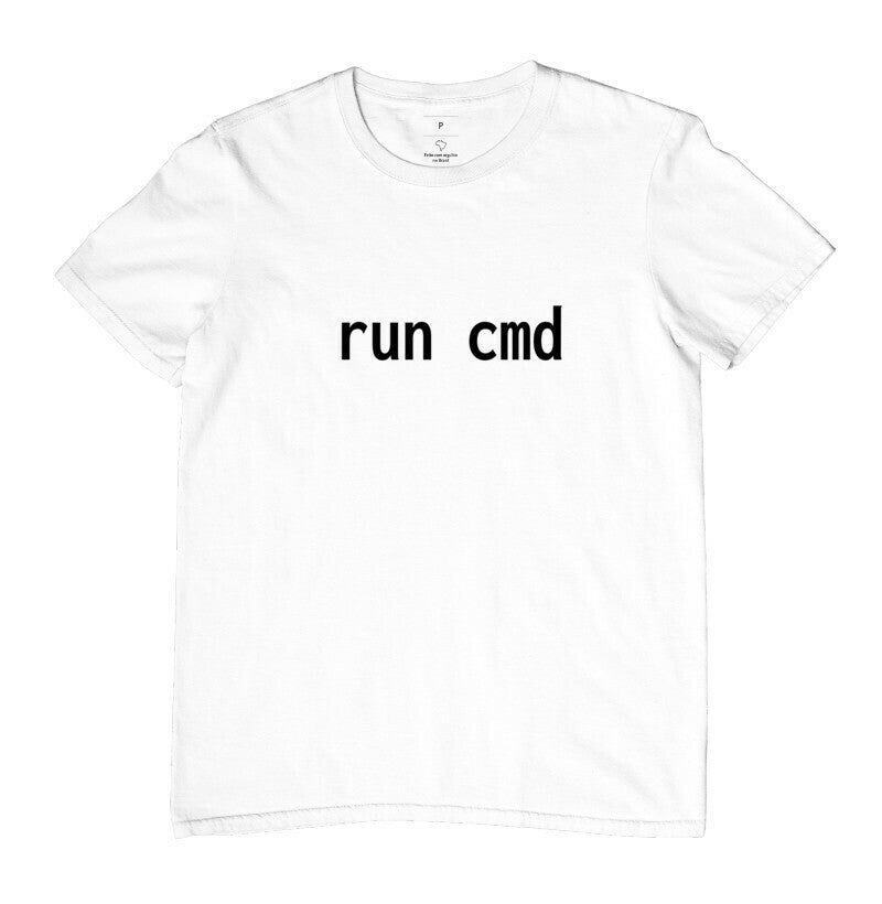 Camiseta Run cmd