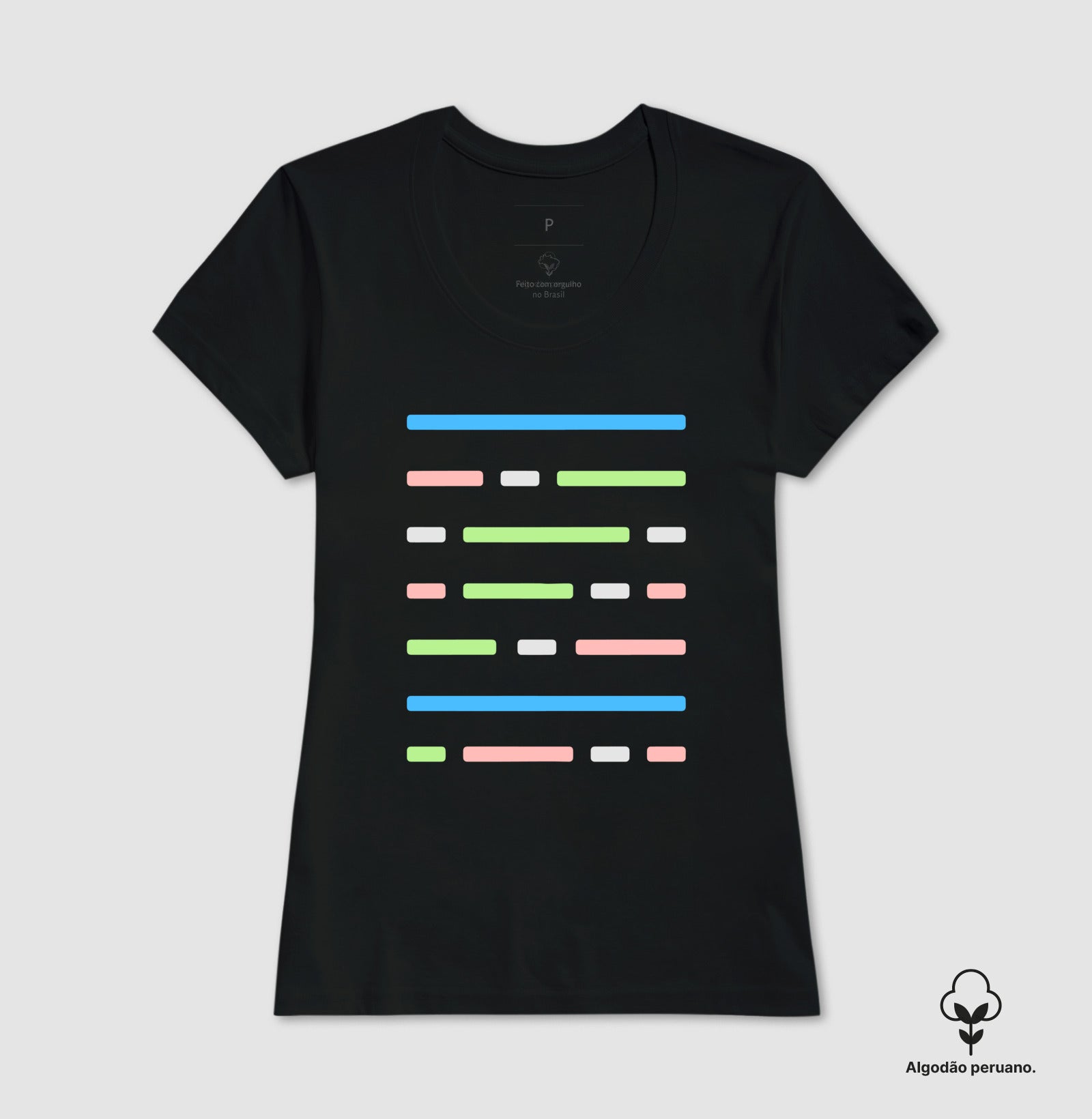 Camiseta Premium Code Blocks