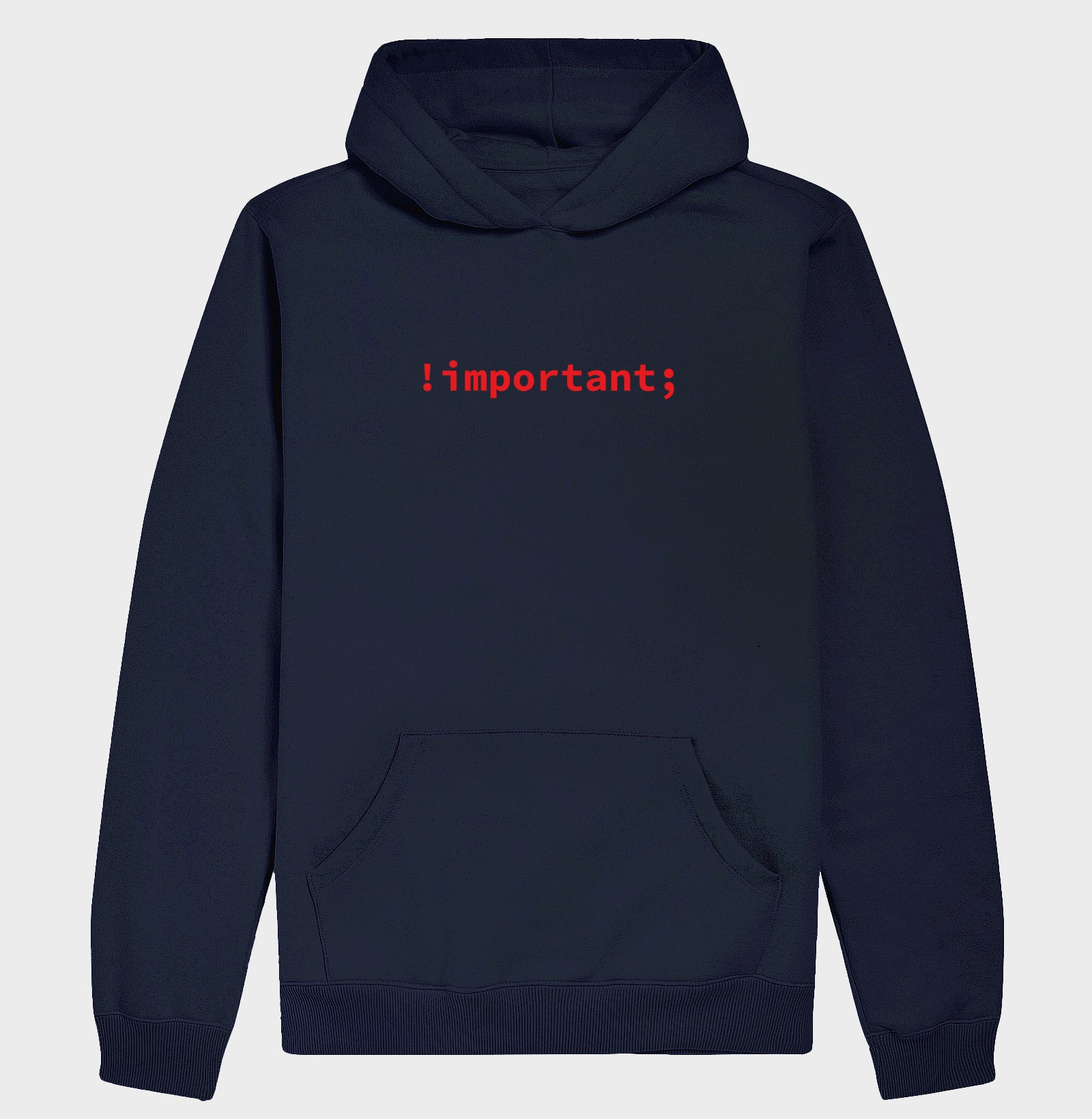 Hoodie Moletom CSS Important