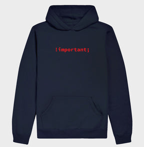 Hoodie Moletom CSS Important