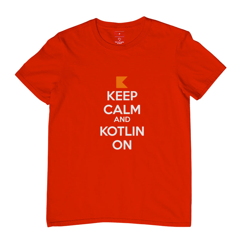 Camiseta Keep Calm Kotlin