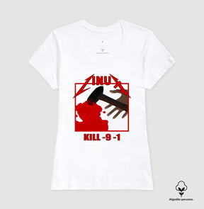 Camiseta Premium Linux kill all process v2