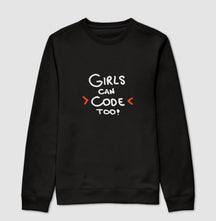 Suéter Moletom Girls Can Code