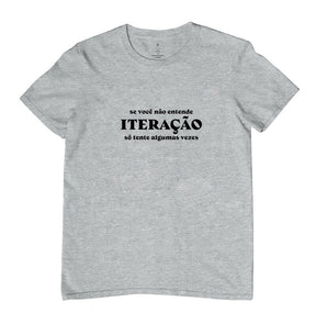 Camiseta Lógica de Programação Iteração