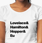 Camiseta Lovelace & Hamilton & Hopper & Eu