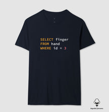 Camiseta Premium SQL Select Finger