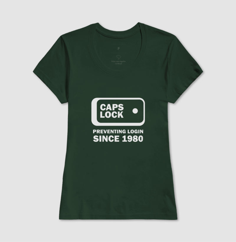 Camiseta Caps Lock