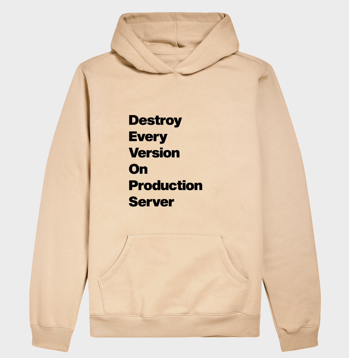 Hoodie Moletom DEVOPS Acróstico