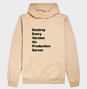 Hoodie Moletom DEVOPS Acróstico