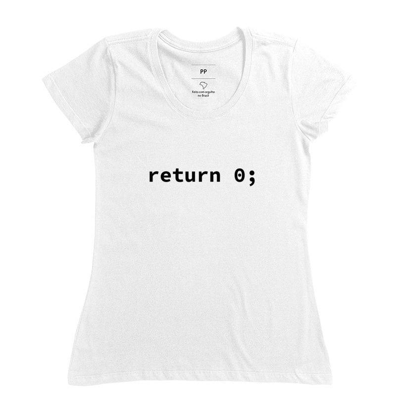 Camiseta return 0