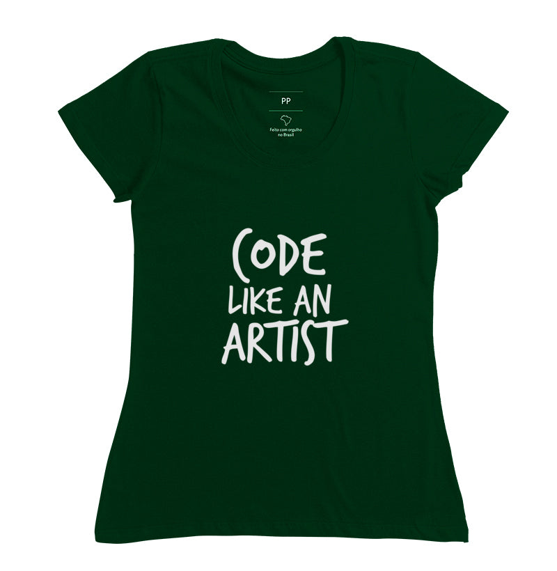 Camiseta Code Like an Artist