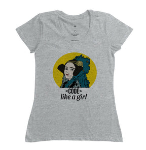 Camiseta Ada Lovelace Code Like a Girl