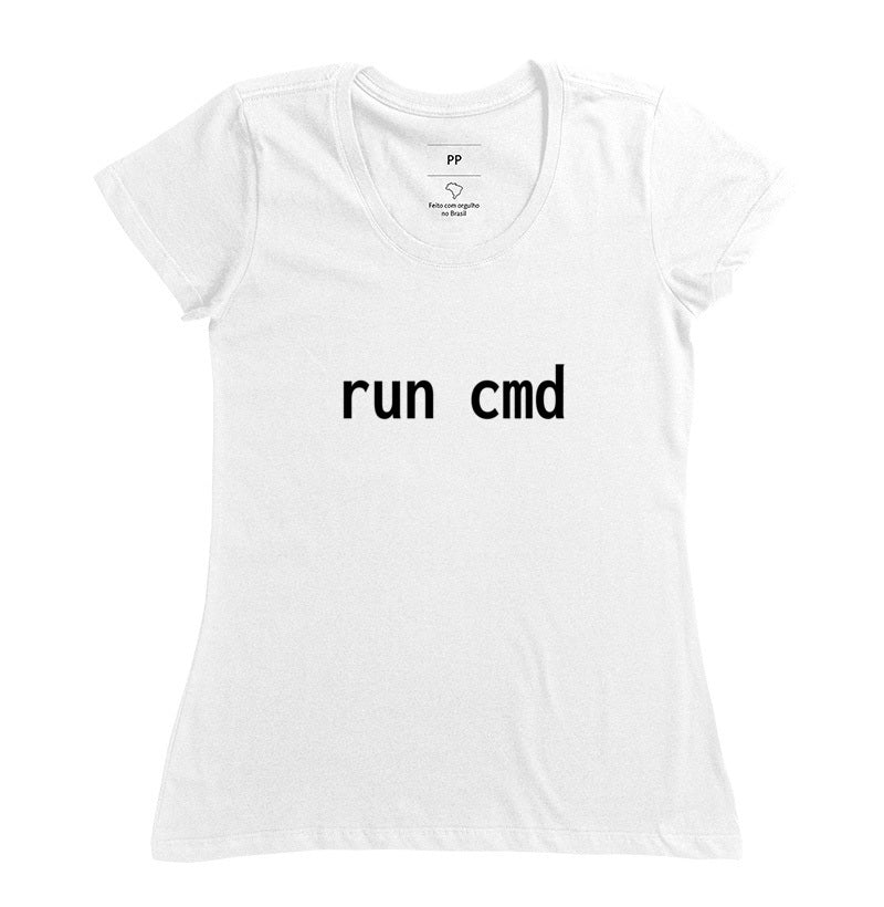 Camiseta Run cmd