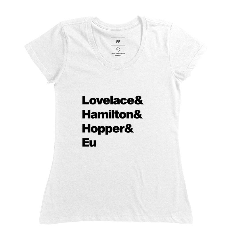 Camiseta Lovelace & Hamilton & Hopper & Eu