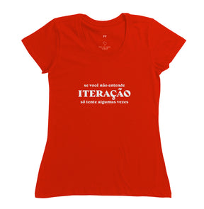 Camiseta Lógica de Programação Iteração