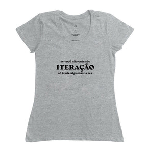 Camiseta Lógica de Programação Iteração