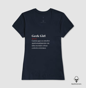 Camiseta Premium - Definição Geek Girl