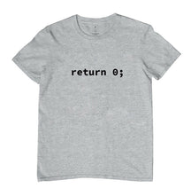 Camiseta return 0