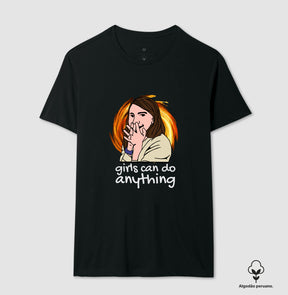 Camiseta Premium Girls Can Do Anything