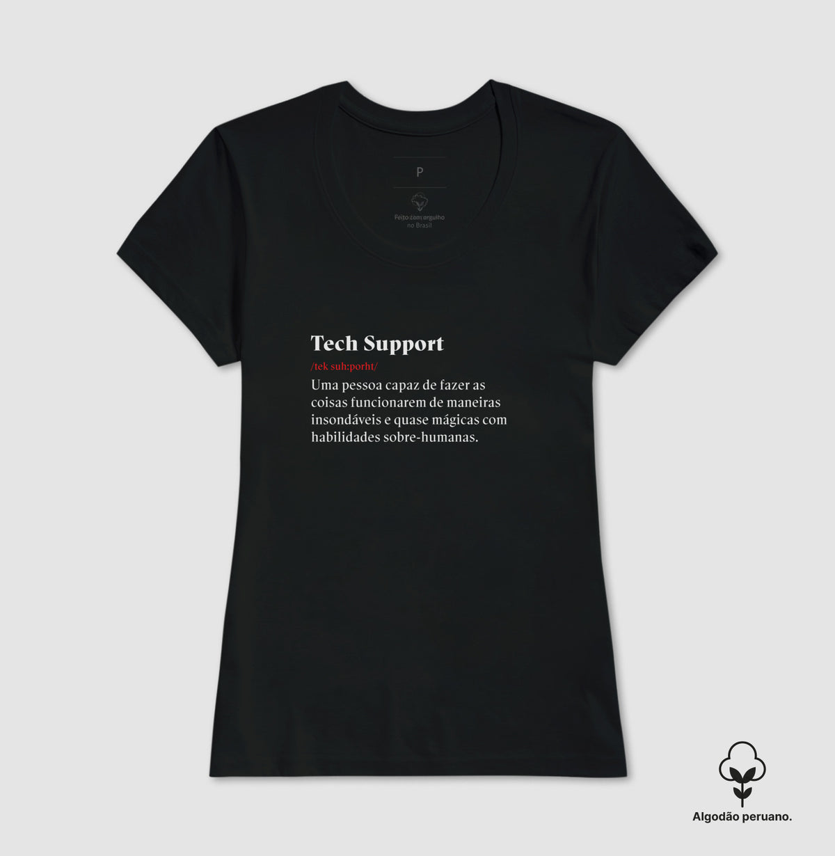 Camiseta Premium - Definiçao Tech Support